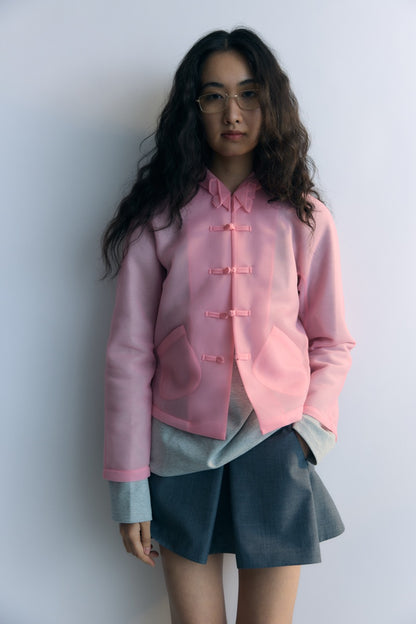 Pink Tang Shirt Jacket