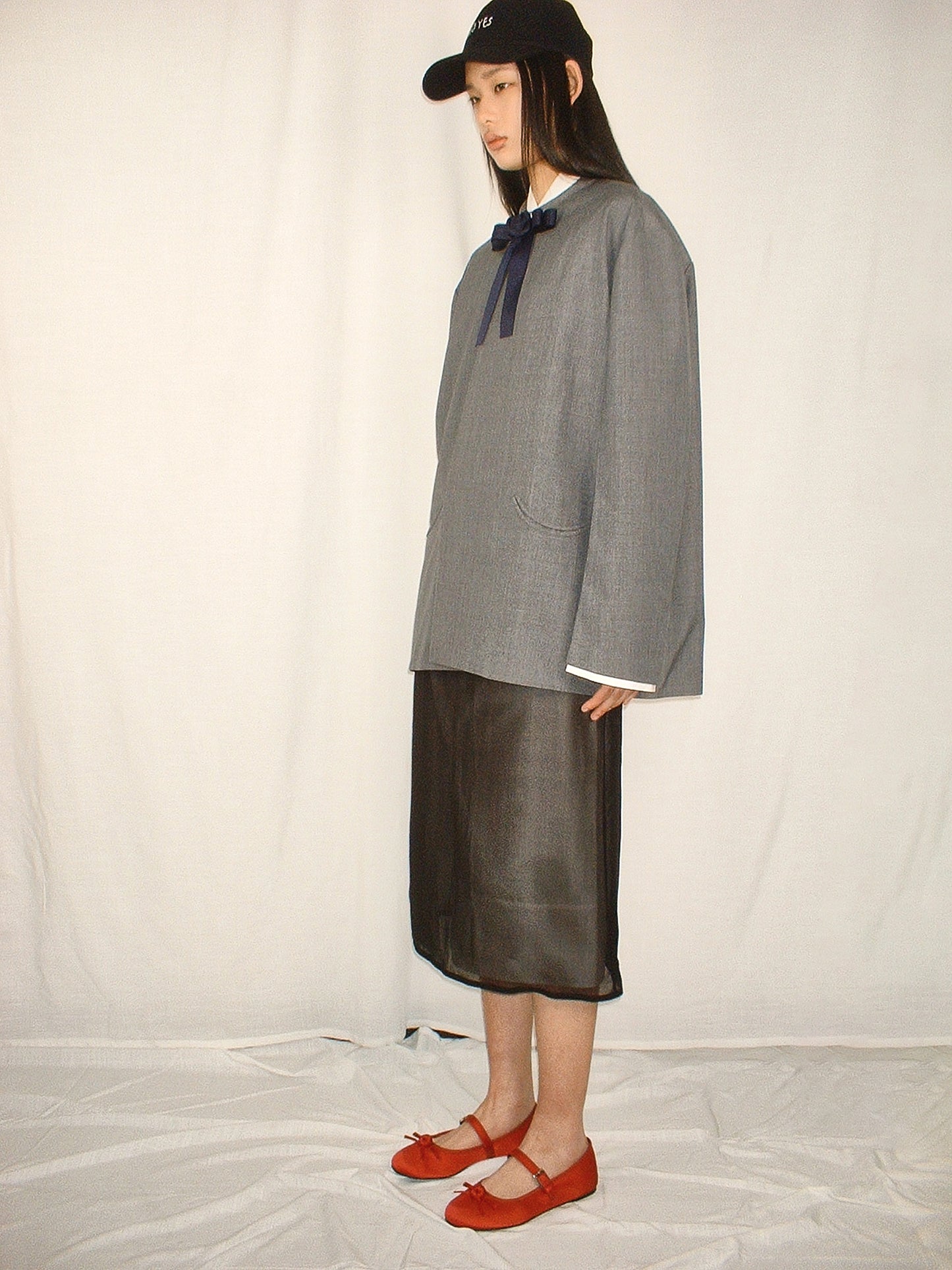 Round collar jacket