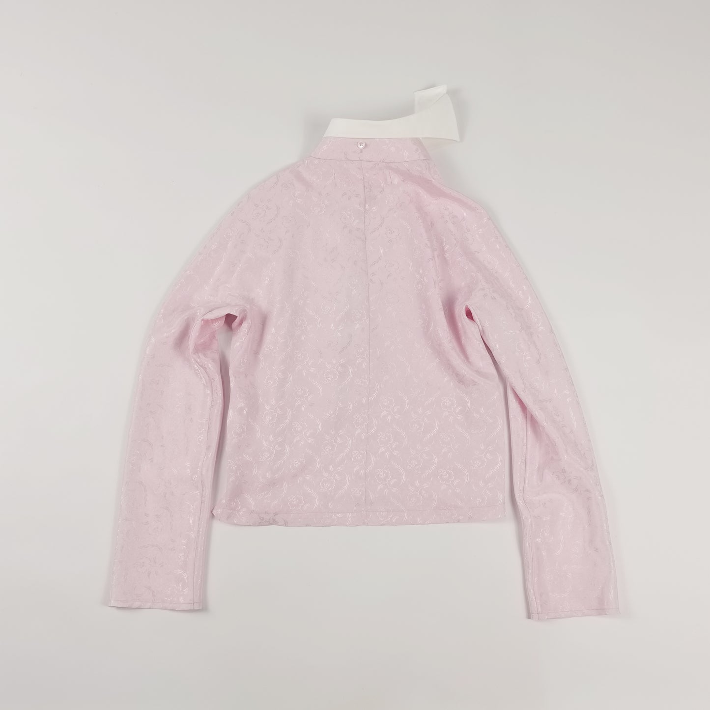 Double Collar Chinese Frogs Jaquard Shirt