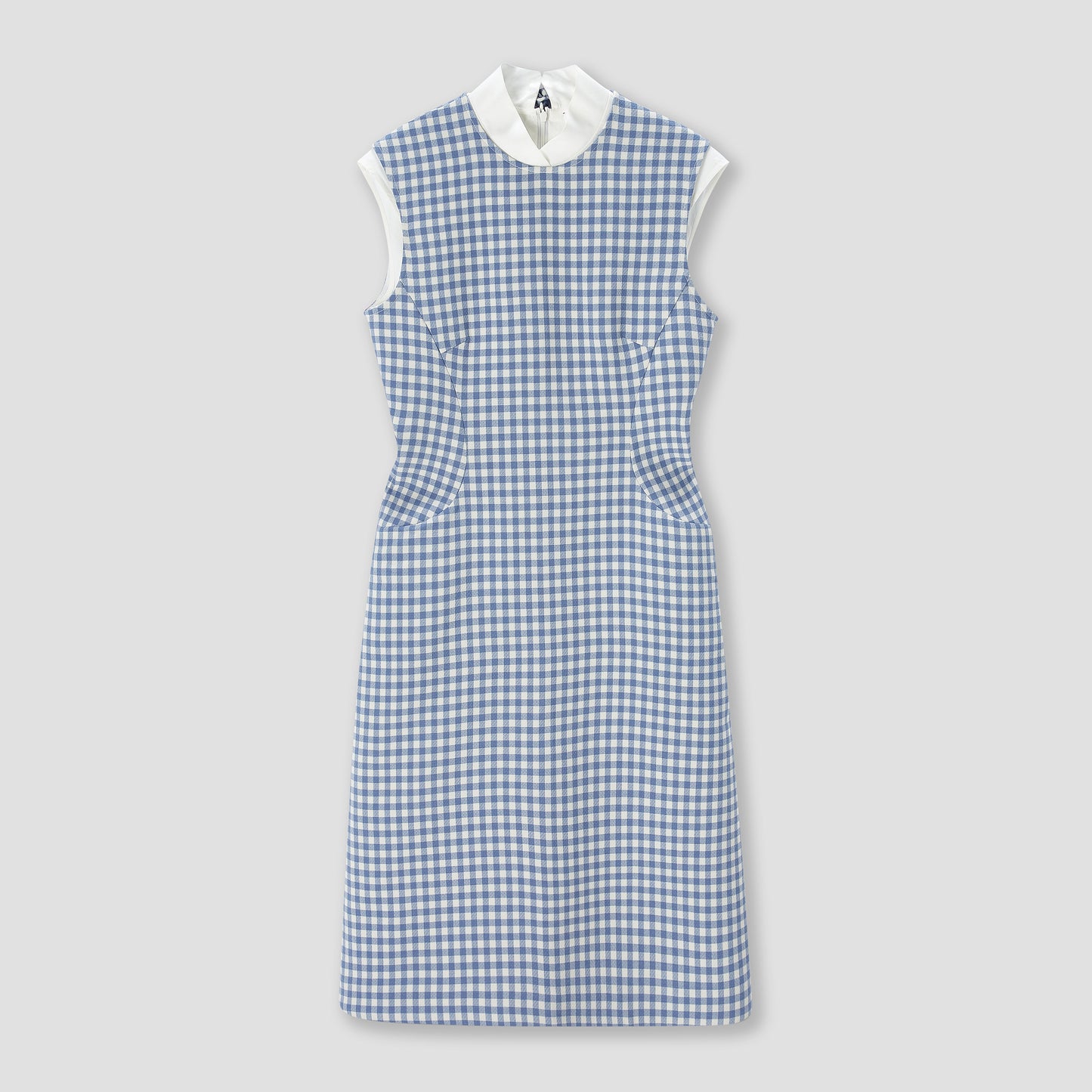 Gingam check Thurman midi dress