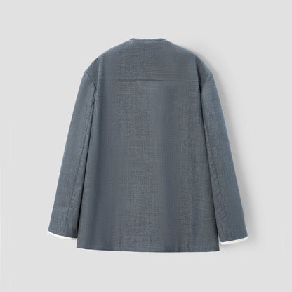 Round collar jacket