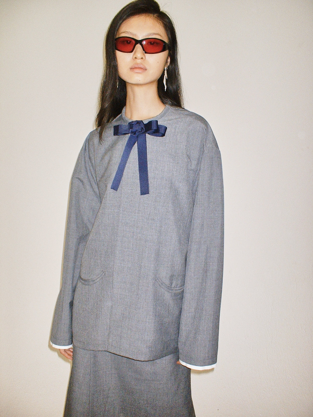 Round collar jacket